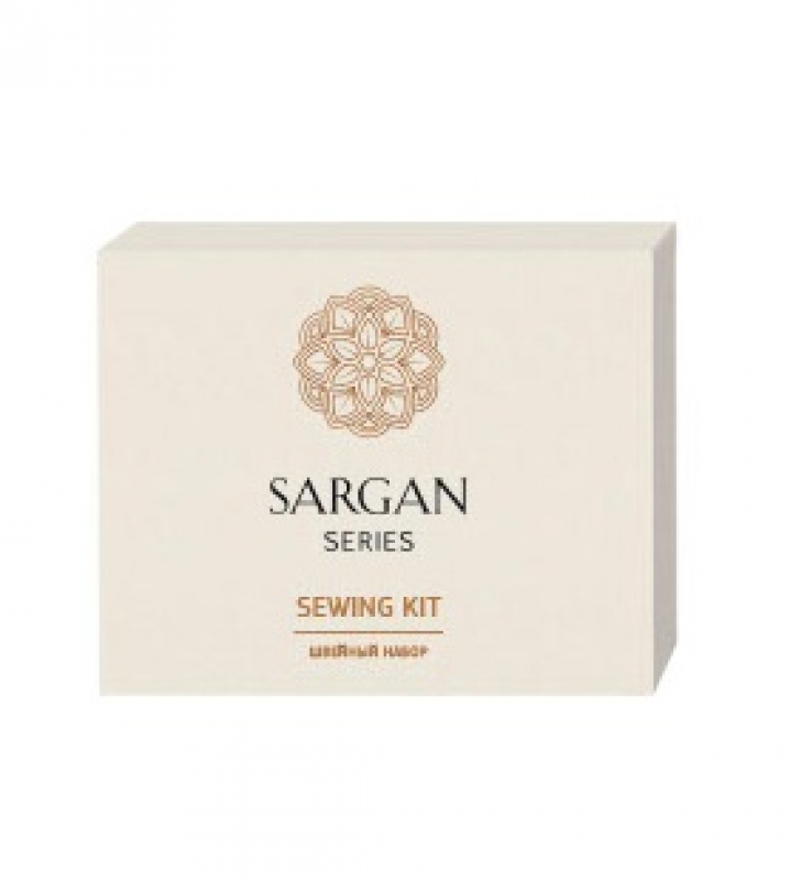 Набор швейный «Sargan» игла, нити разных цветов, 2 пуговицы-черная и белая, булавка)  Grass  HR-0028_0