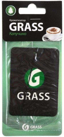 Ароматизатор картонный ГраСС капучино GRASS Grass  ST-0406_0