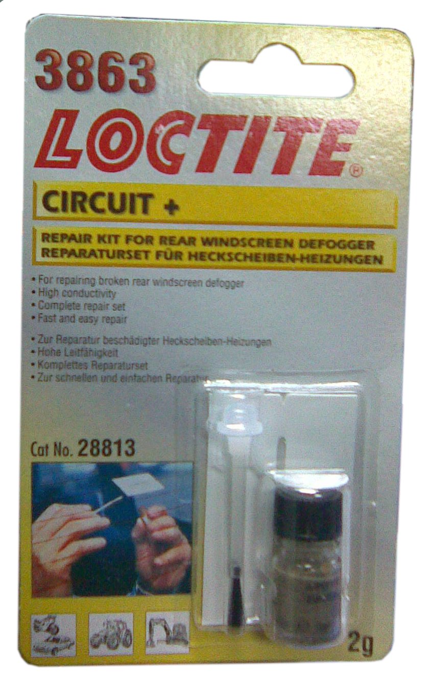 Loctite 3863 2г Набор для ремонта нитей обогрева заднего стекла_0