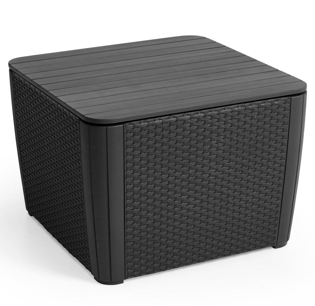 Стол-сундук Лузон Плюс (Luzon Plus Flat Wicker), графит 17208454 2
