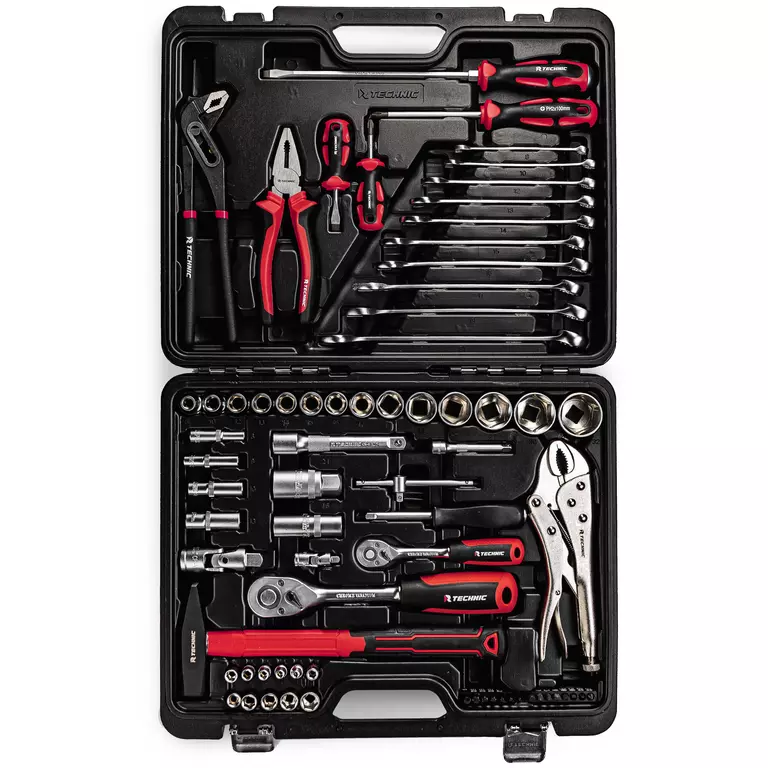 Набор ручных инструментов TECHNIC 72 предмета 1/2", 1/4" 2