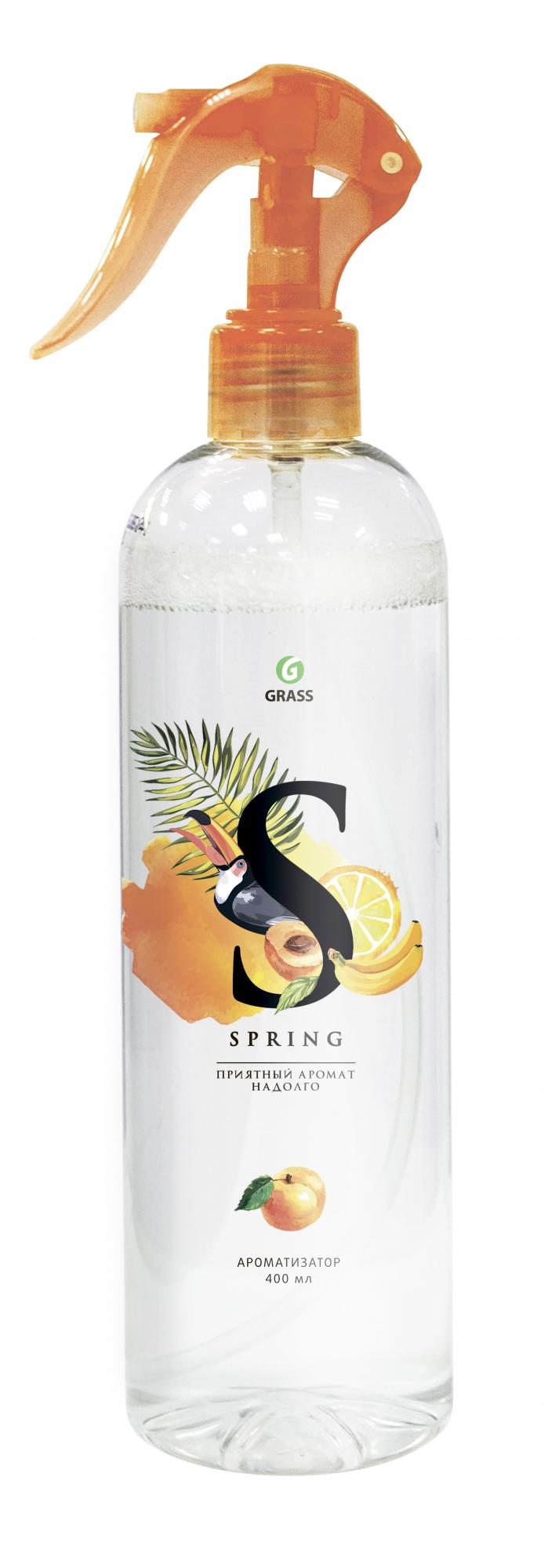 Жидкий освежитель воздуха "Spring" 400 мл   (оранж) GRASS 2