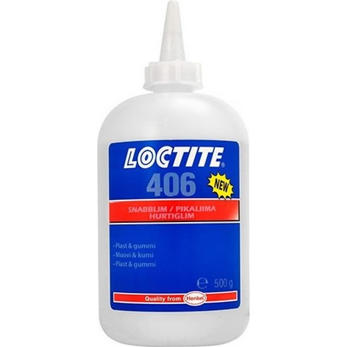 Loctite 406 500гр Клей общ.назнач.,для эластом.и рез. 2