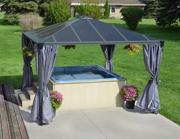 Беседка открытая Gazebo Palermo 3600 Grey