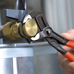 KNIPEX Cobra® фосфатированные, серого цвета 180 мм