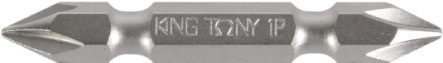 Вставка (бита) торцевая 1/4;, Phillips, PH1, L = 50 мм, двусторонняя KING TONY 155001P 2