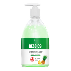 Дезинфицирующее средство на основе изопропилового спирта DESO C9 (ананас) (флакон 500 мл) 2