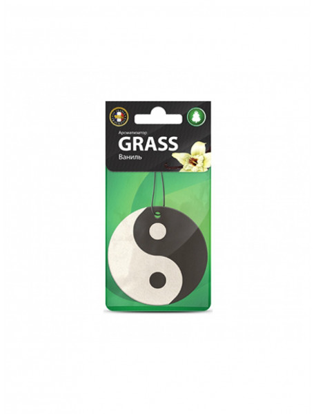 Ароматизатор картонный Инь Янь ваниль GRASS 2