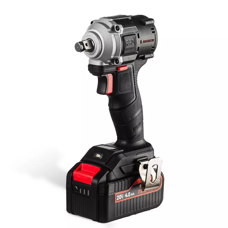 Гайковерт ударный аккумуляторный TECHNIC 1/2", 20В, 2*4Ач, 300Нм 2