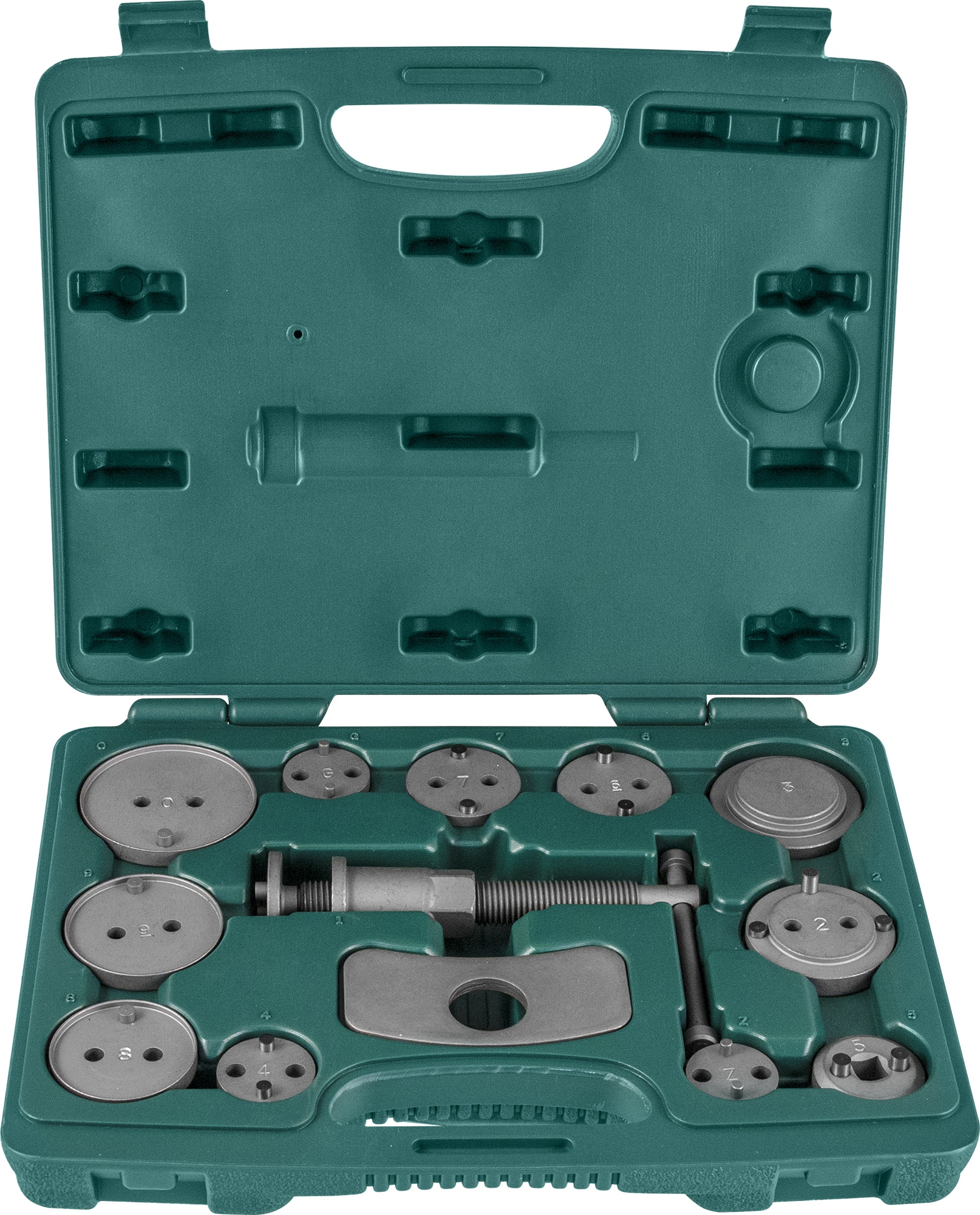 Комплект инструмента для возврата поршней тормозных цилиндров дисковых тормозов 13 предметов   AN010001B_0
