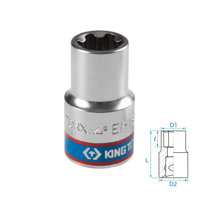Головка торцевая TORX Plus (1/2", EP18, Короткая L = 45)