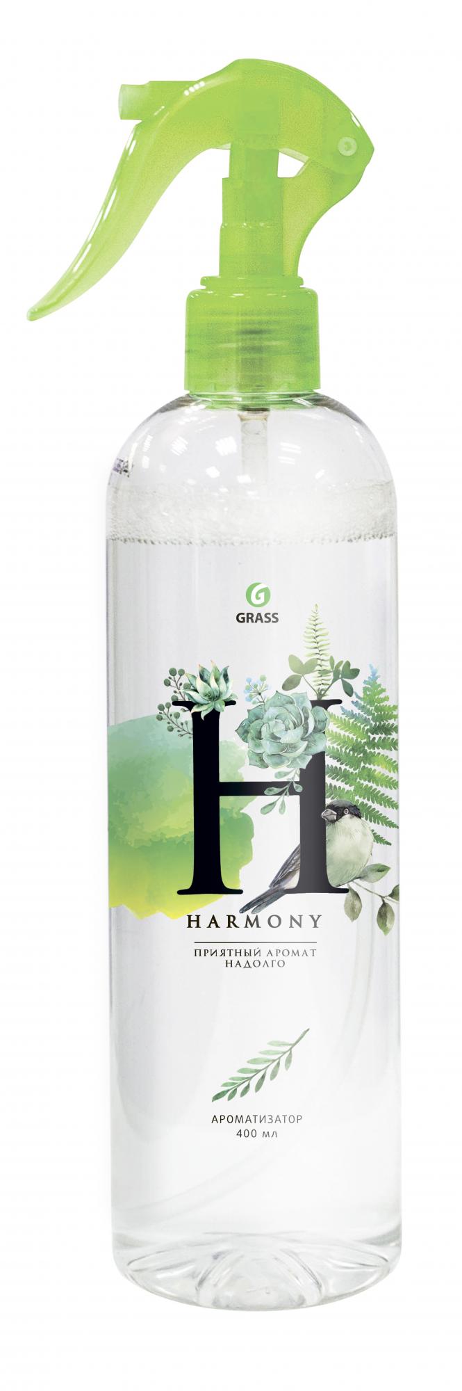 Жидкий освежитель воздуха "Harmony" 400 мл (зеленый) GRASS 2
