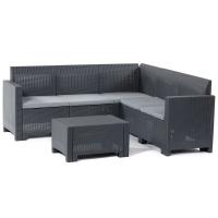 Комплект мебели NEBRASKA CORNER Set (углов. диван, столик), белый 2