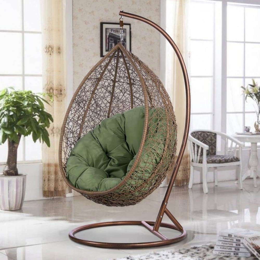 Подвесное кресло из искусственного ротанга AFM-219B Beige 2
