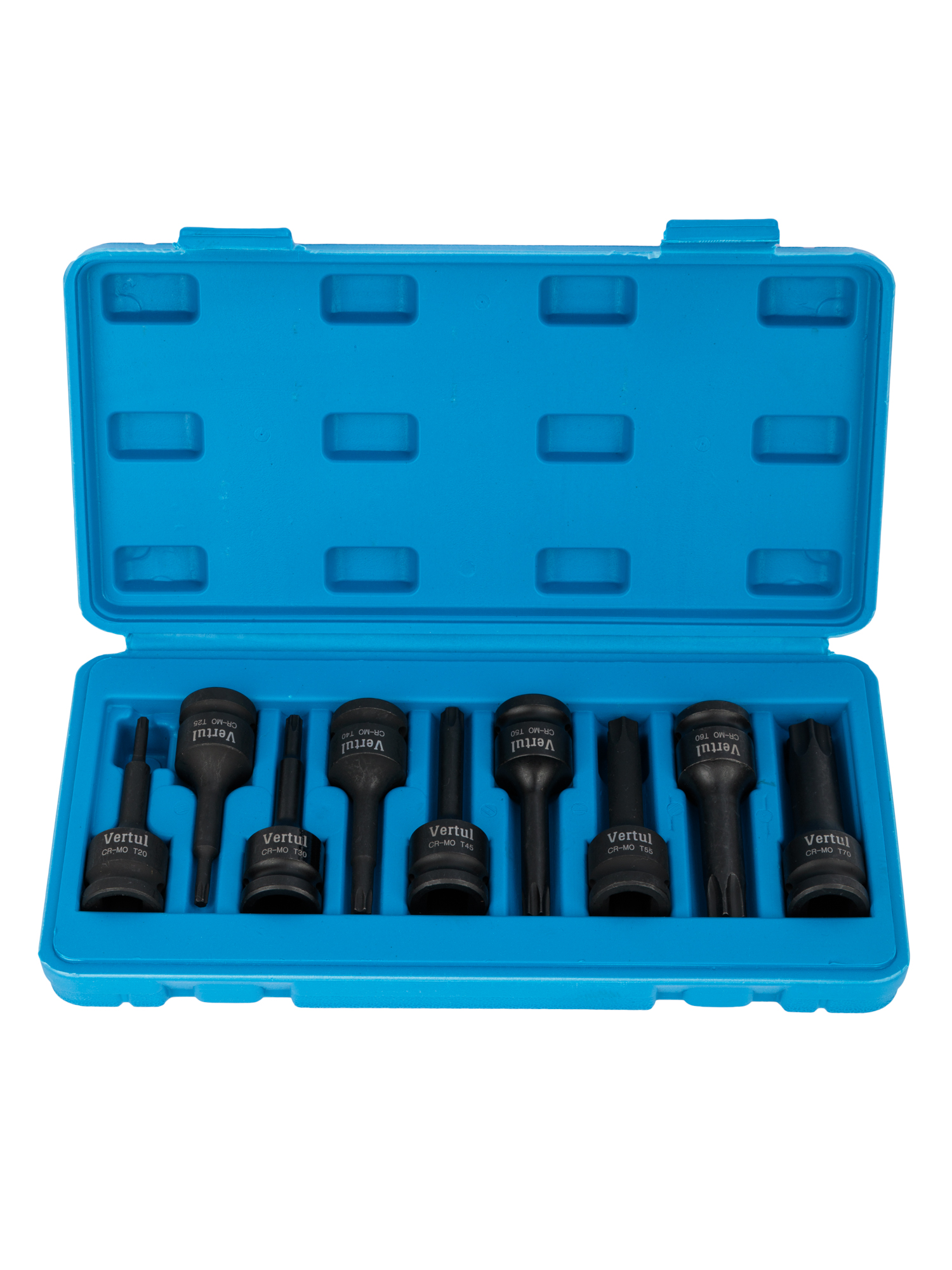 Набор ударных головок TORX 9 пр. 2