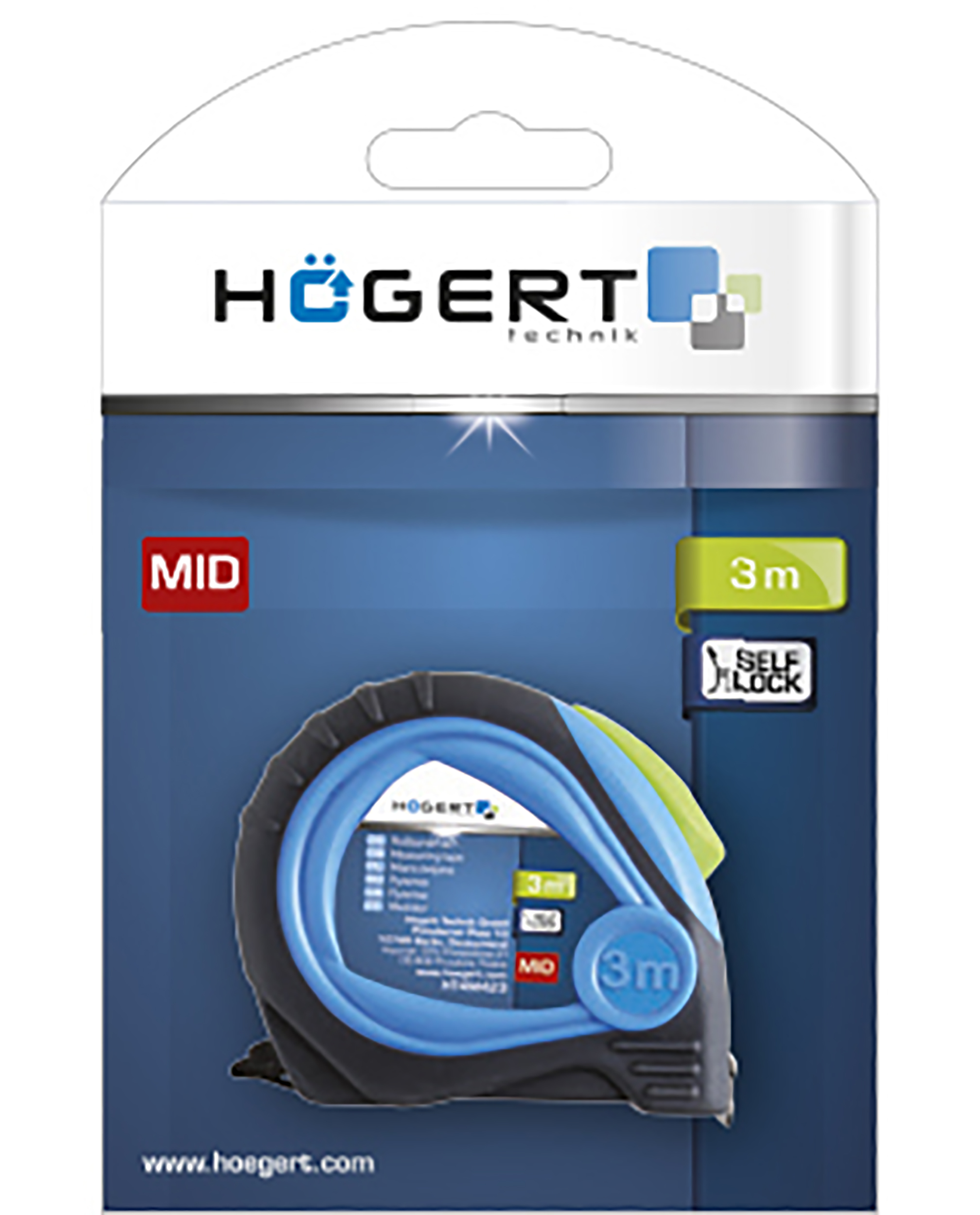 Рулетка 3 м, MID, PTFE