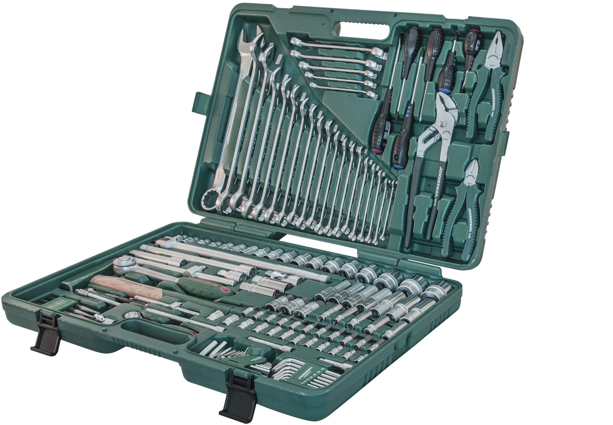 Набор инструмента универсальный 1/4", 1/2"DR, 128 предметов 2