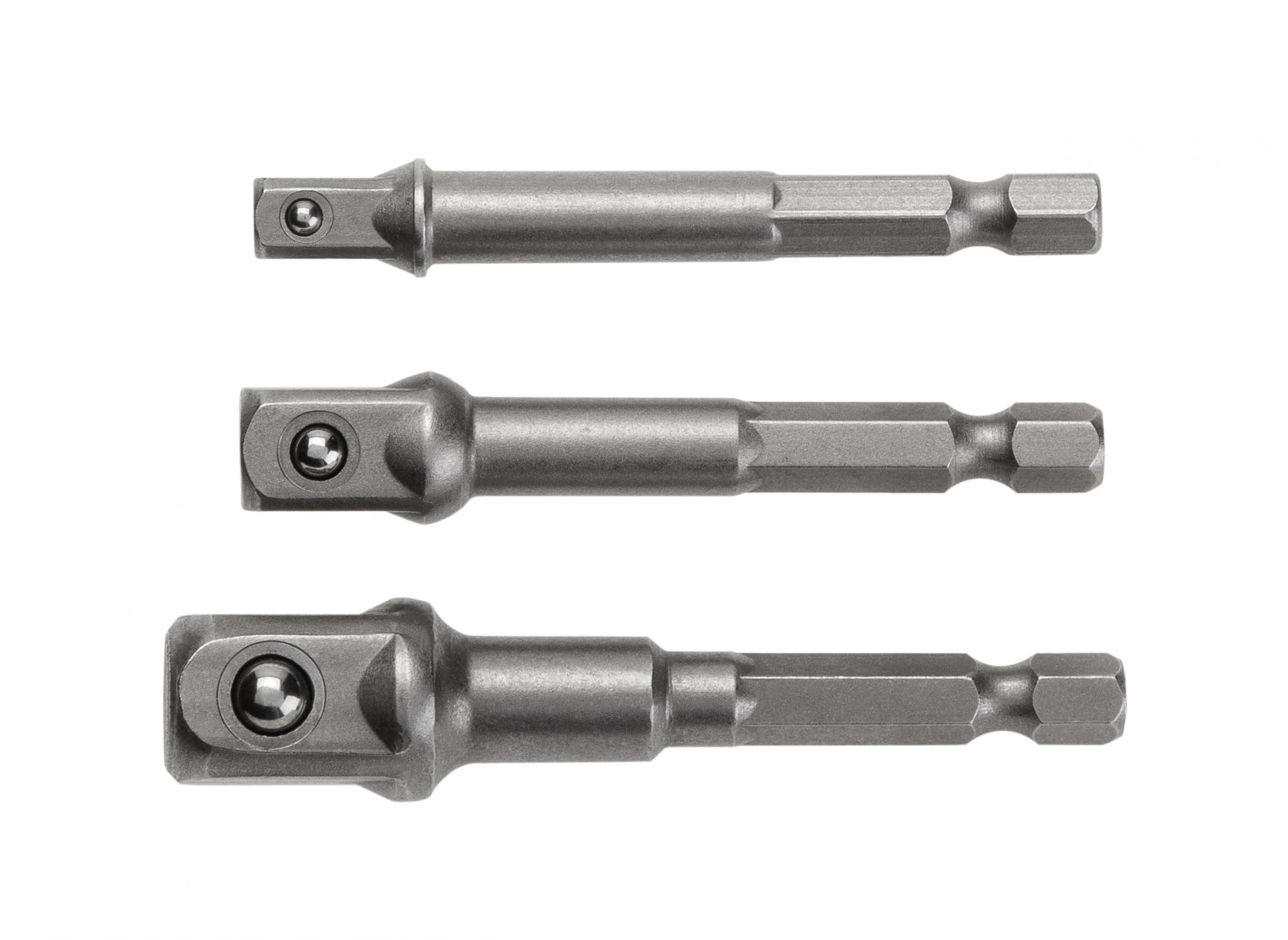 Набор держателей торцевых головок для шуруповерта, 1/4", 3/8", 1/2" 2