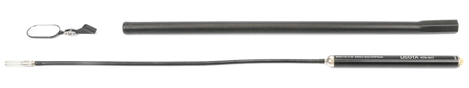 Гибкое зеркало, магнит, подсветка 4-в-1