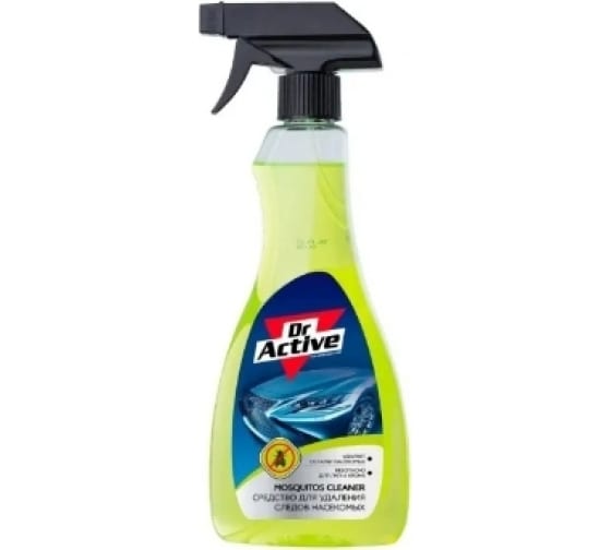 Sintec Dr. Active Средство для удаления следов насекомых "Mosquitos Cleaner" 500 мл спрей 2