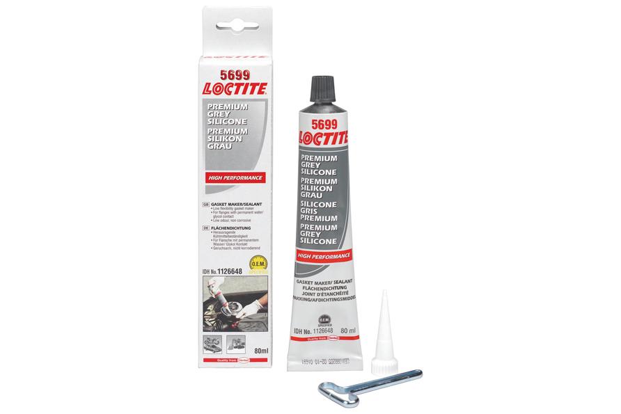 Loctite SI 5699 Герметик серый, нейтральный (блистер), 80 мл. 99 г 2