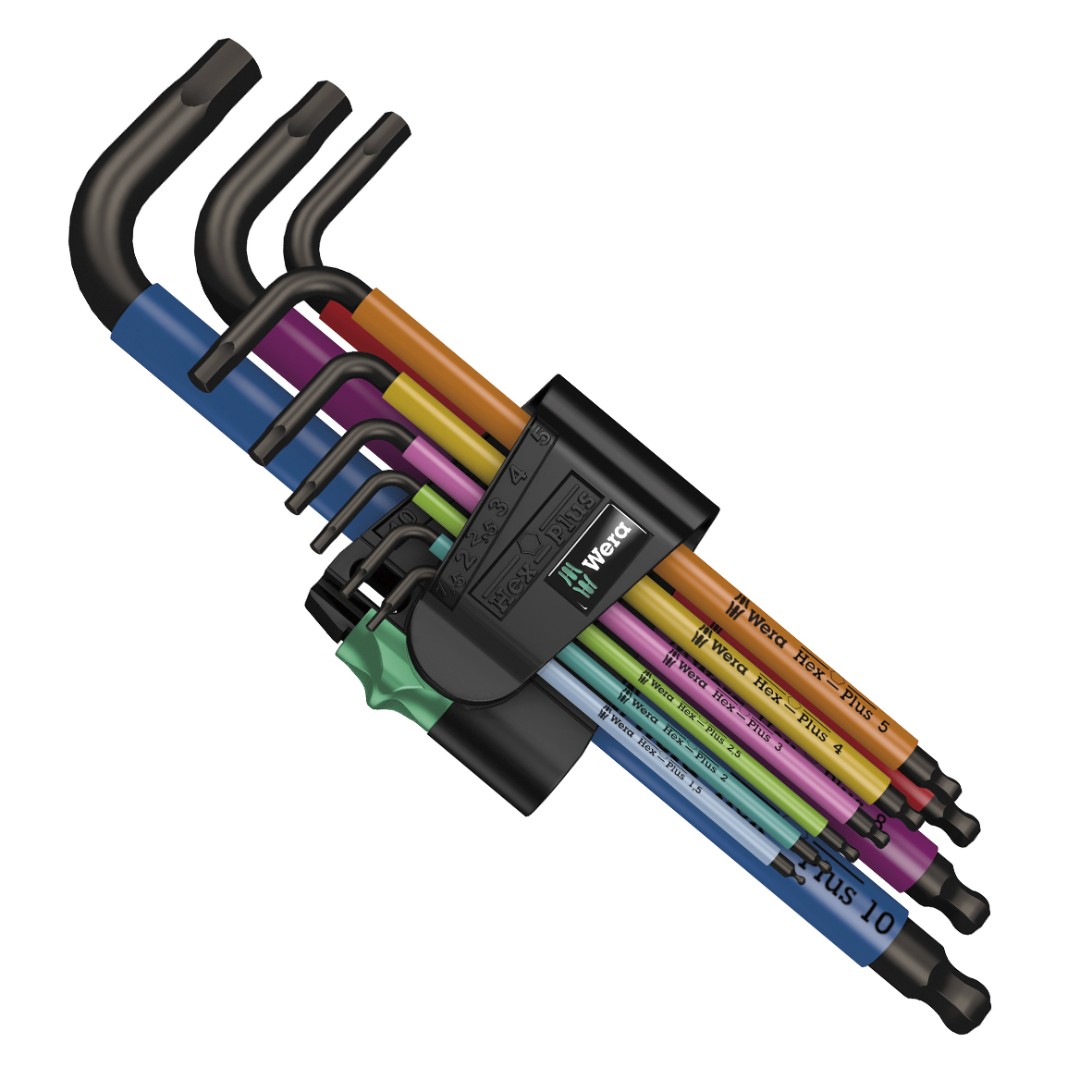 Набор Г-Образных Ключей, Метрических 950 SPKL/9 SM N Multicolour BlackLaser  2