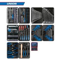 Набор инструментов "UNION" для тележки, 10 ложементов, 173 предмета