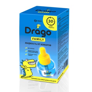 drago средство инсектицидное "жидкость от комаров" 30 мл