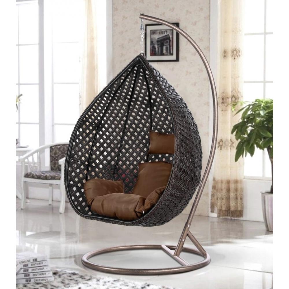 Подвесное кресло из искусственного ротанга AFM-250B-XL Brown 2