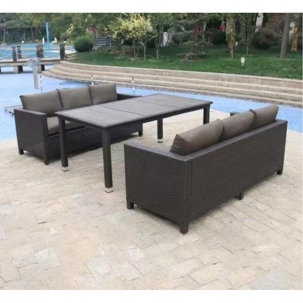 Комплект плетеной мебели T347/S65A-W53 Brown 2