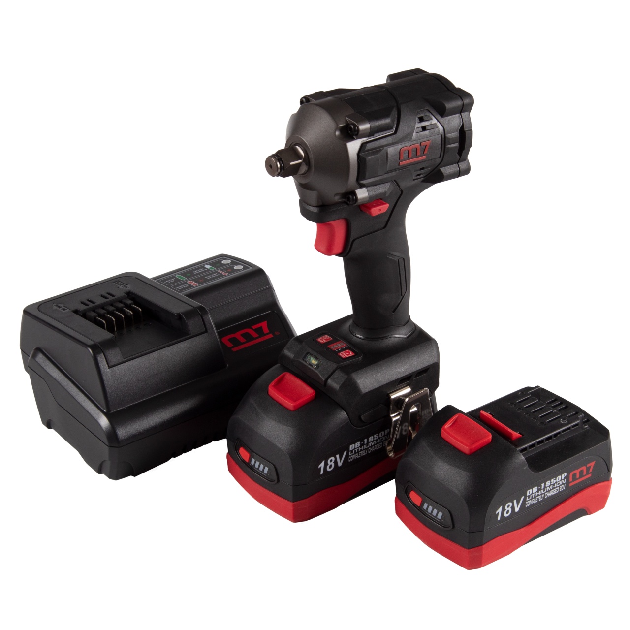 Аккумуляторный ударный гайковёрт 1/2", 900 Нм, 18 В, 2