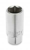 HOEGERT Головка свечная шестигранная 1/2", 16 мм, CrV50BV31