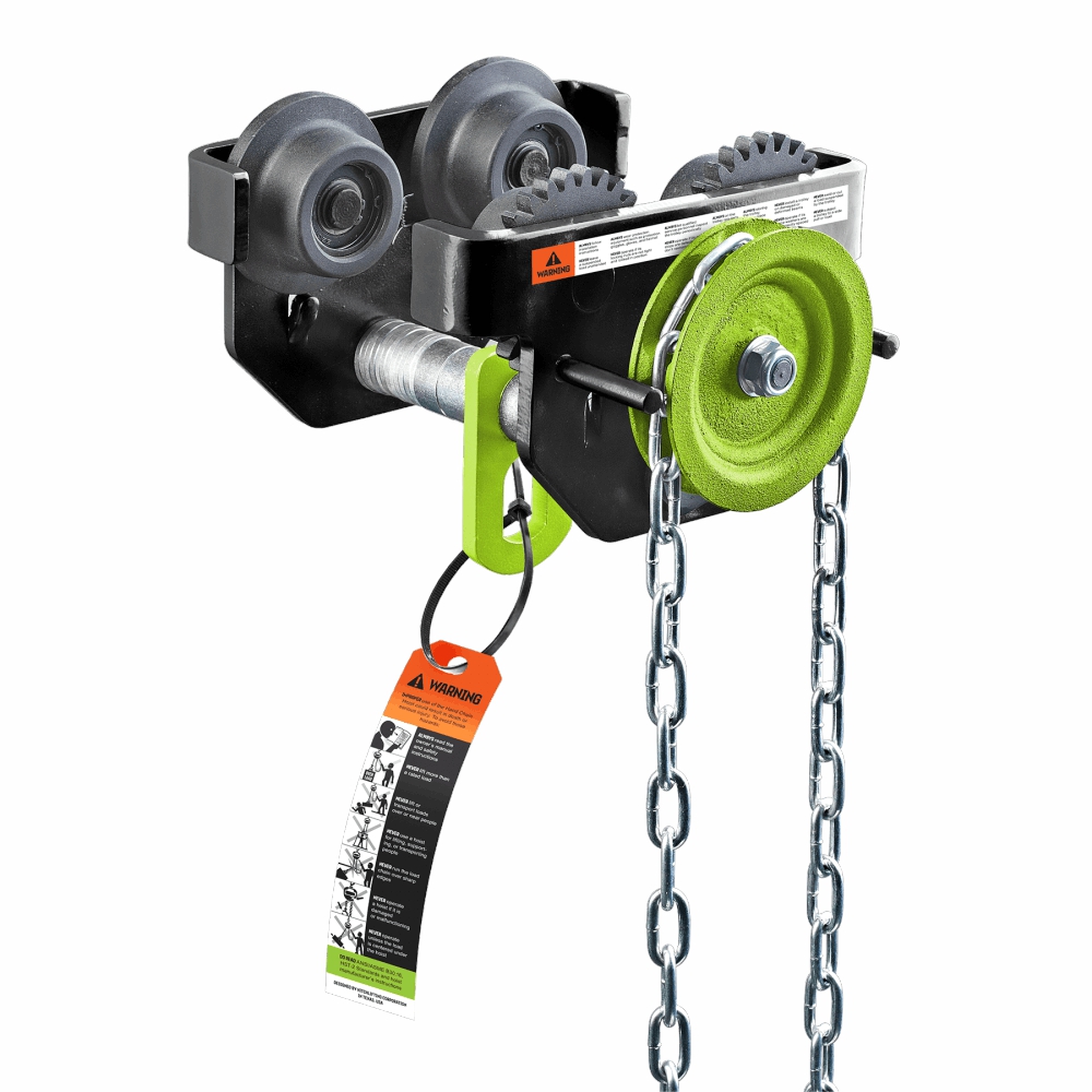 Тележка тали с цепным приводом TR200 (2т, Высота 12 м, калибр цепи 8 мм)