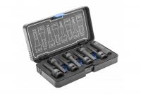 Торцевые головки, ударныеTorx, 8 шт., 1/2", CrMo
