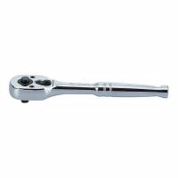Трещотка 1/4", 140 мм, 24 зубца, флажковая с кнопкой 