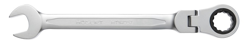 Ключ комбинированный шарнирный с трещоткой 21 мм, 72T, сталь CrVHögert  HT1R061 