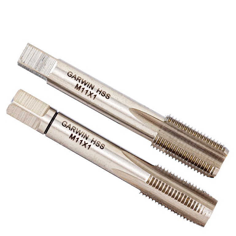 Метчики ручные Mf11x1.0, DIN 2181, HSS, 6H, комплект из 2 штук 2