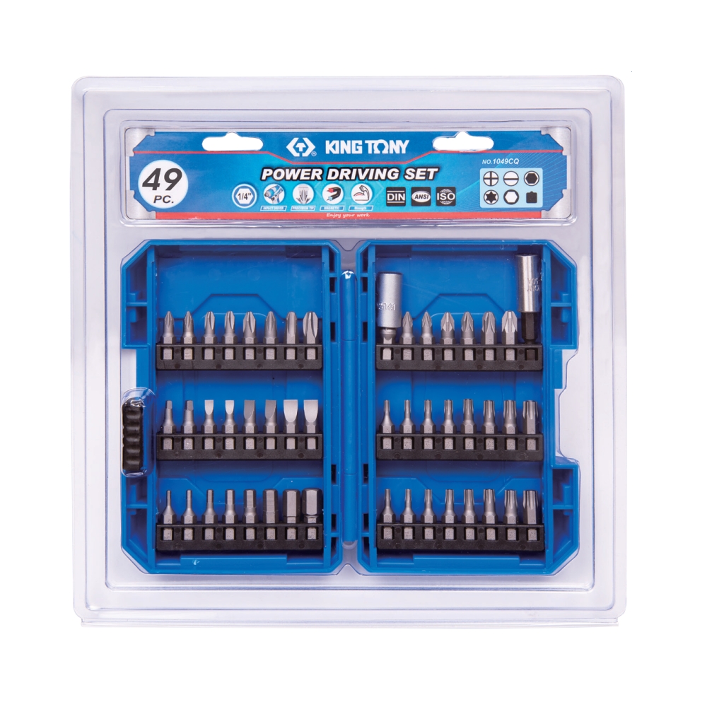 Набор вставок (бит) 1/4", 49 предметов 2