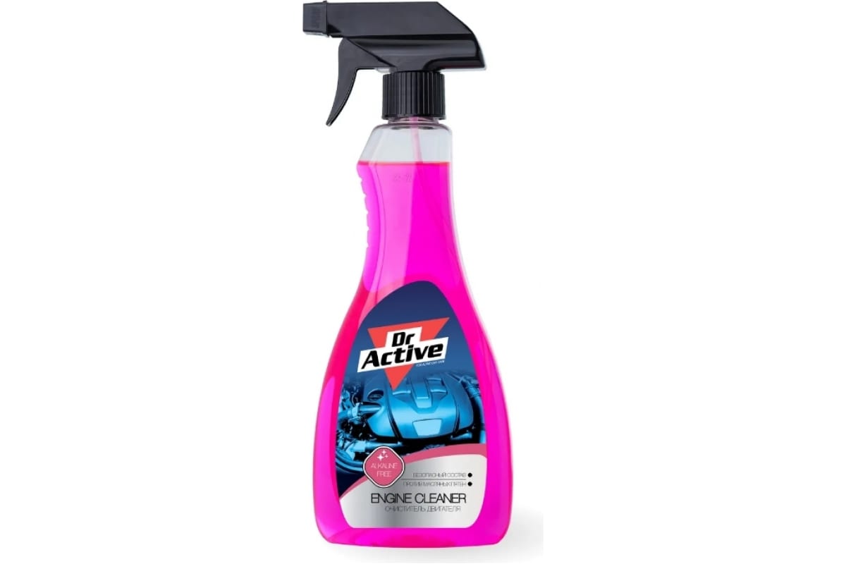 Sintec Dr. Active Очиститель двигателя "Engine Cleaner" 500 мл спрей 2