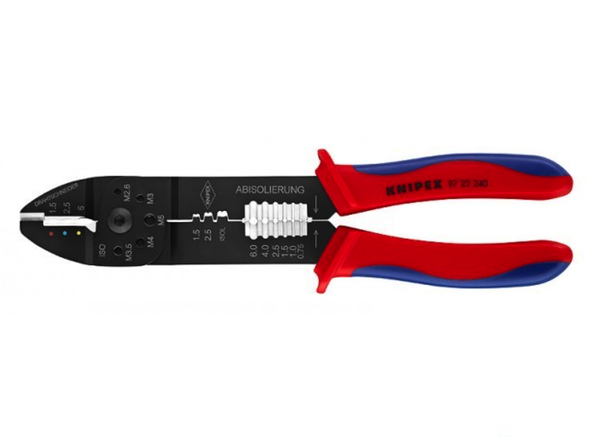 Клещи зажимные для опрессовки черное лакирование 240 mm 2