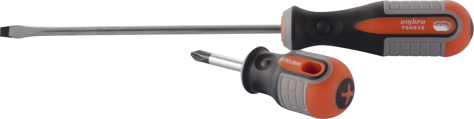 Отвертка стержневая шлицевая ROUND GRIP, SL5x150 мм 2
