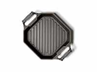 Сковорода-гриль чугунная с двумя ручками Grill Pan D=30
