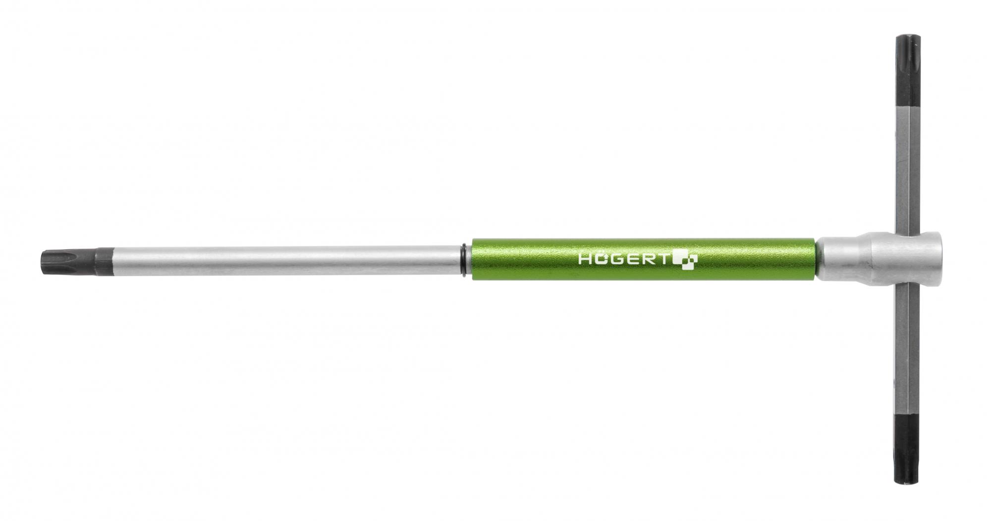 HOEGERT Ключ с профилем TORX с Т- образной рукояткой, TORX T10 2