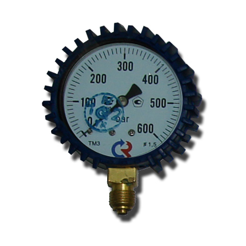 Манометр в защитном чехле 0-600 Bar 1/4" 2