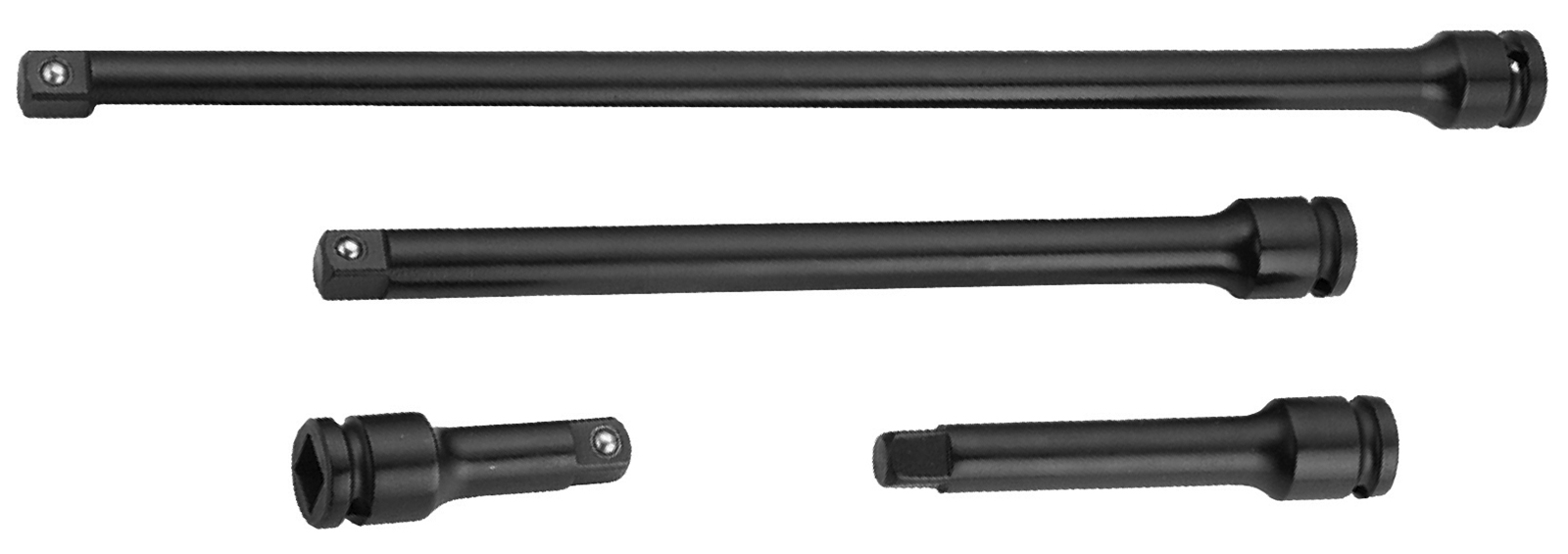 Комплект удлинителей для ударных головок 1/2"DR, 75-375 мм, 4 предмета 2