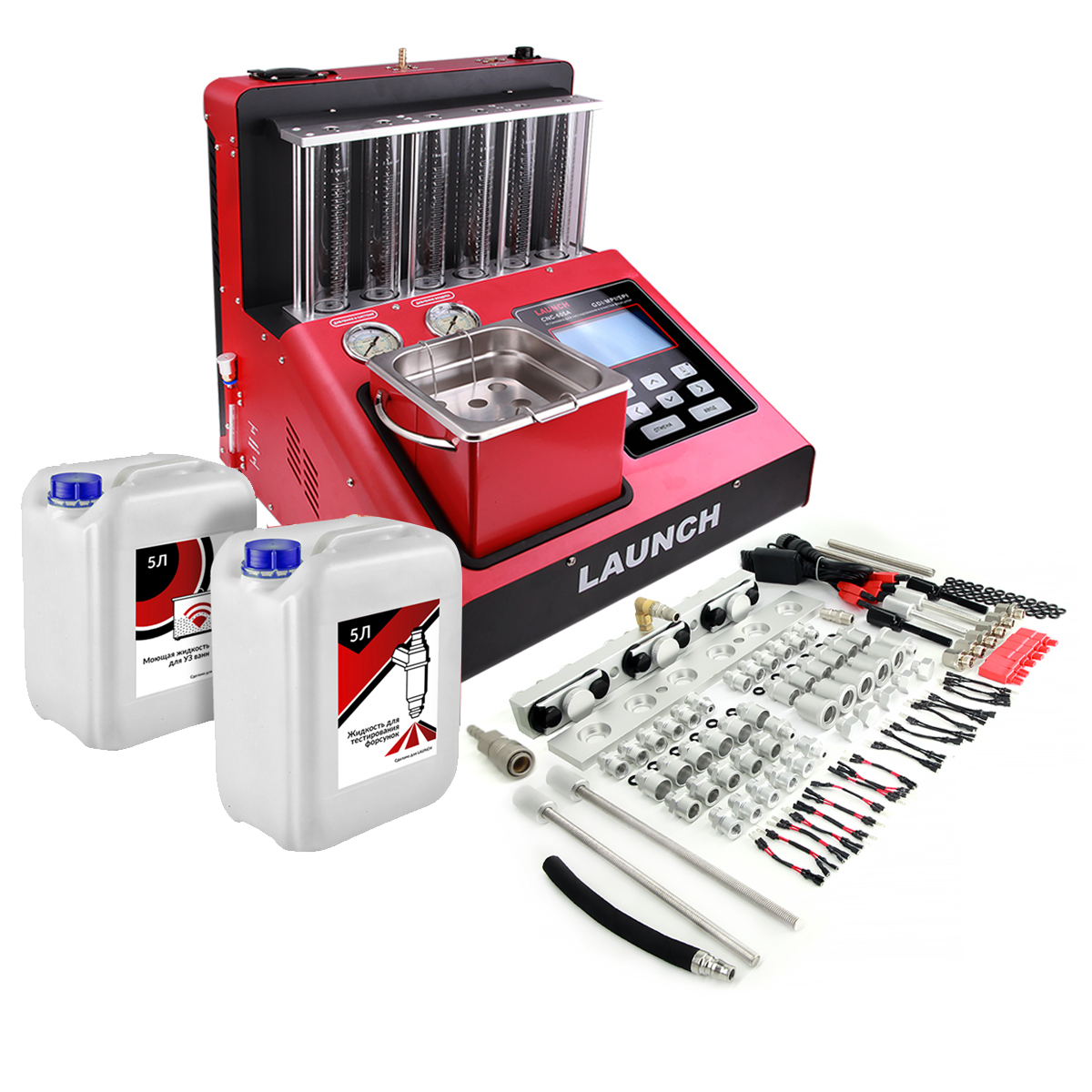 Установка для тестирования и очистки форсунок FSI, GDI и MPI CNC-605A GDI 2