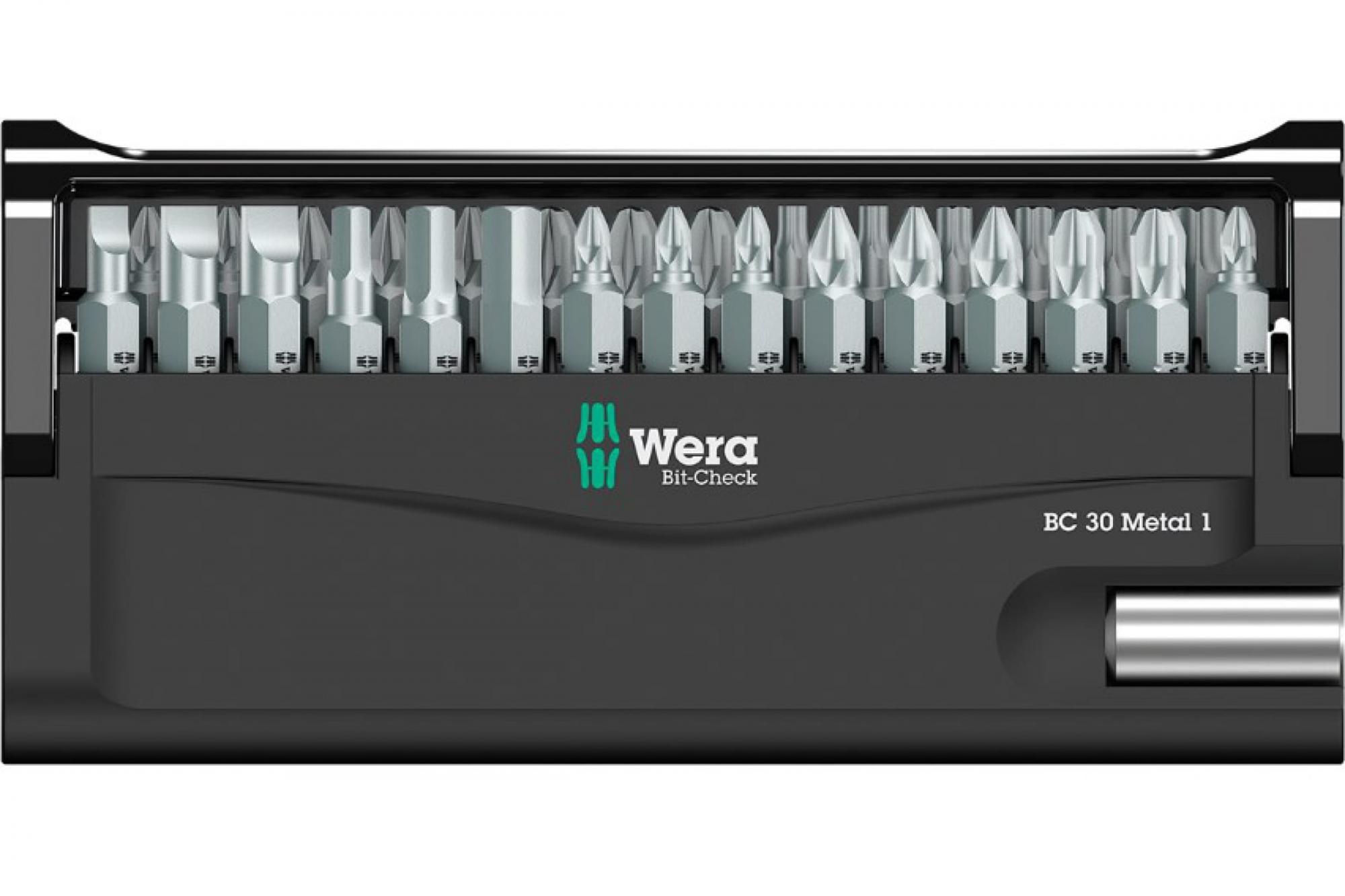 Набор WERA Bit-Check 30 Metal 1, 30 предметов 2