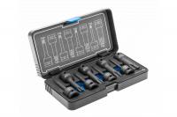 Торцевые головки, ударныеTorx, 8 шт., 1/2", CrMo