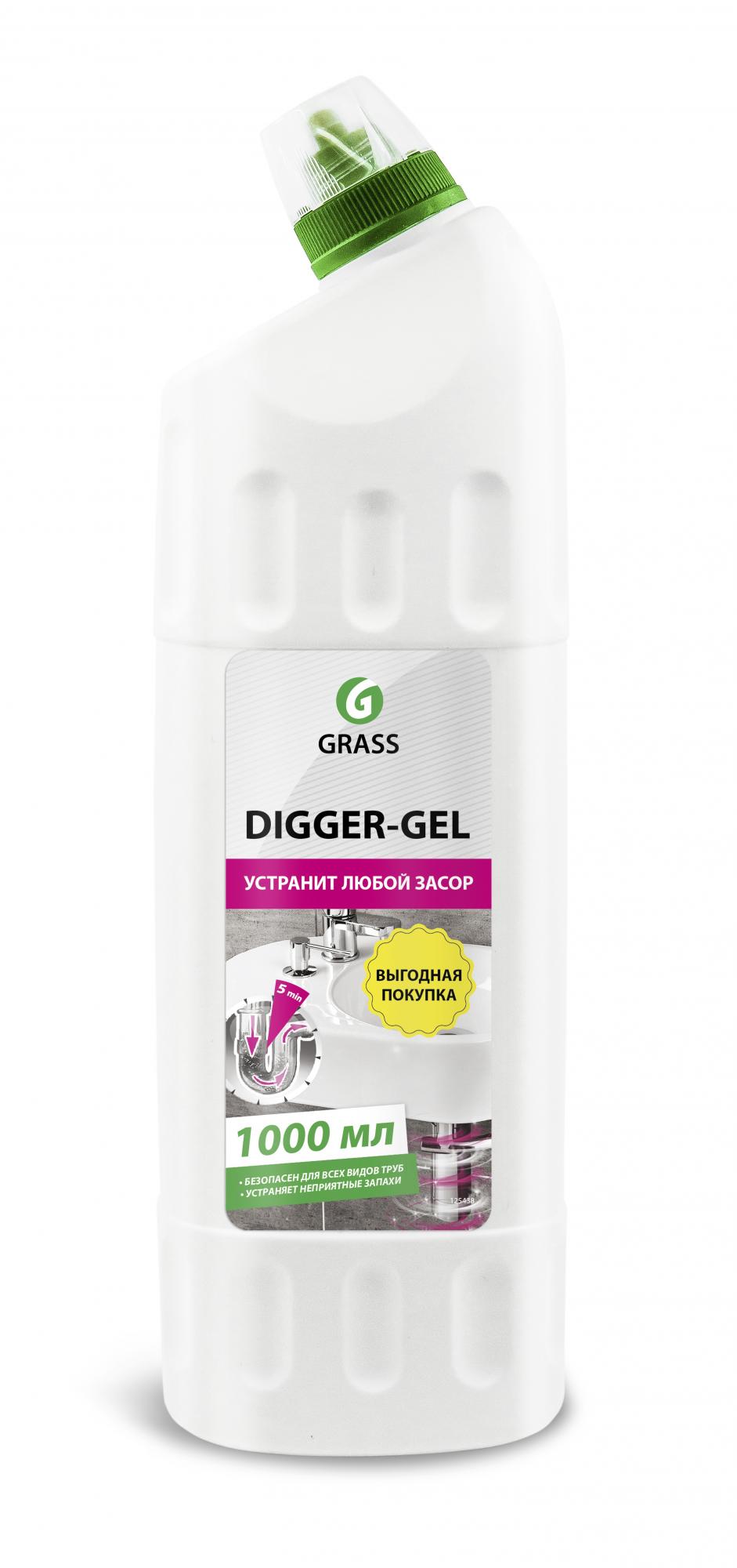 Digger-Gel Гель для чистки труб 1000 мл  2