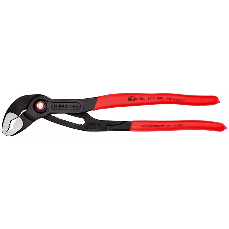 Высокотехнологичные сантехнические клещи Cobra QuickSet черненые 300 mm 2